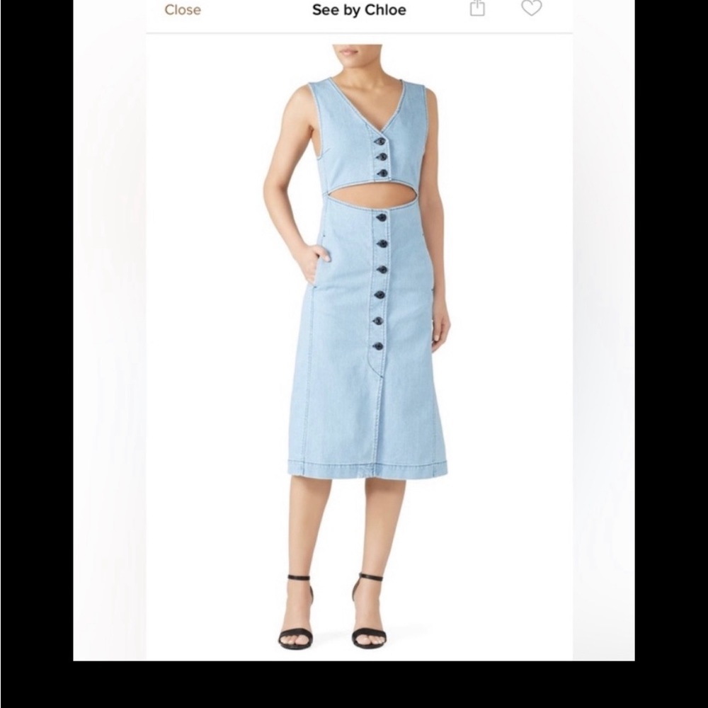 See by Chloé denim dress